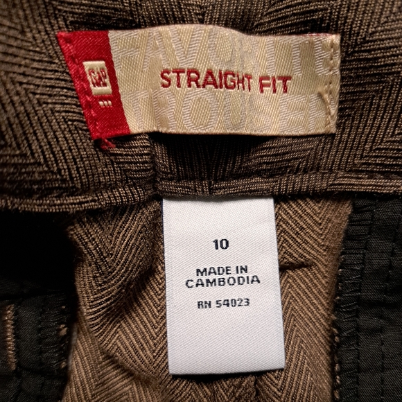 Gap Straight Fit Favorite Trousers Size 10 - Picture 3 of 12